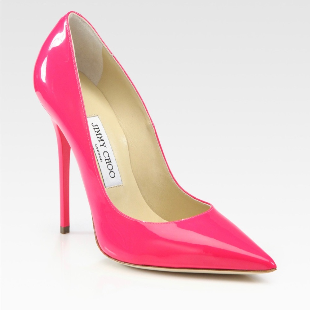 Jimmy Choo Anouk Patent Leather Pump 37